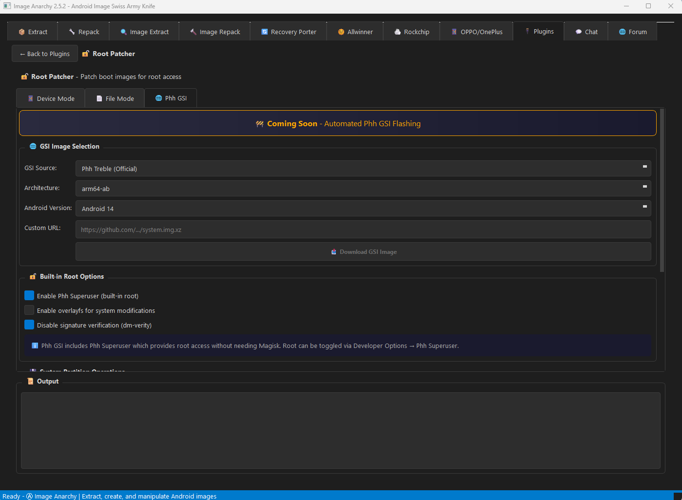 Root Patcher - Patching