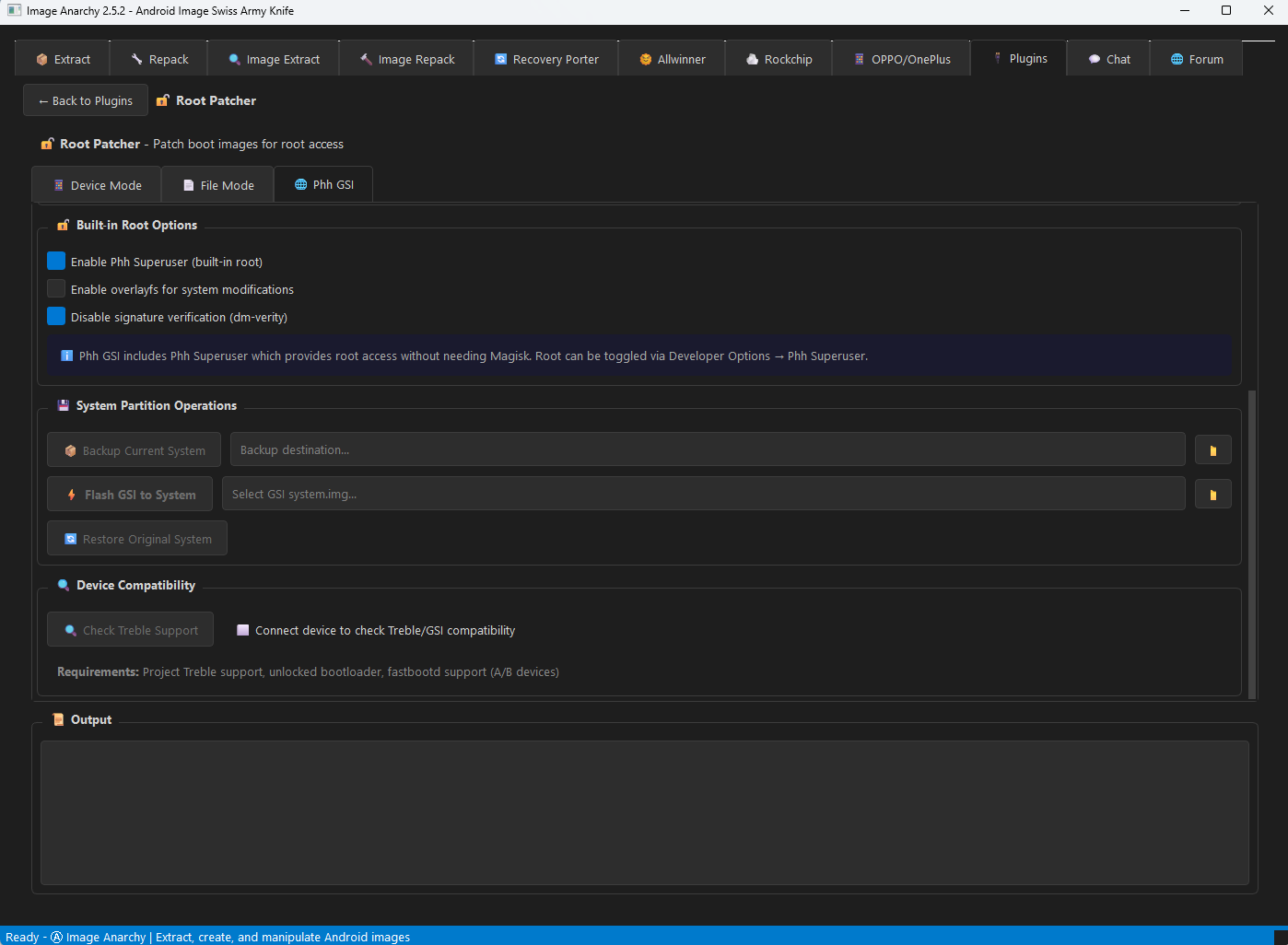 Root Patcher - Progress
